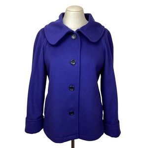 THEORY Olivan Wool Blazer Purple